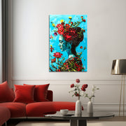 Frida Kahlo met de bloem I