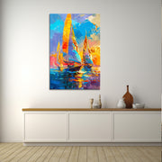 Zeilboot kunst