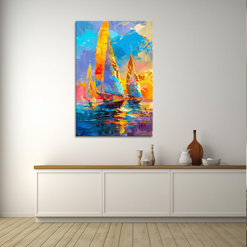 Zeilboot kunst