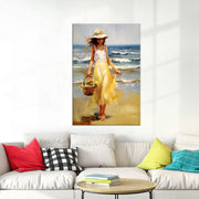 Lady on the beach