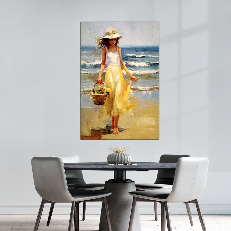 Lady on the beach