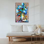 Blauw bloemen