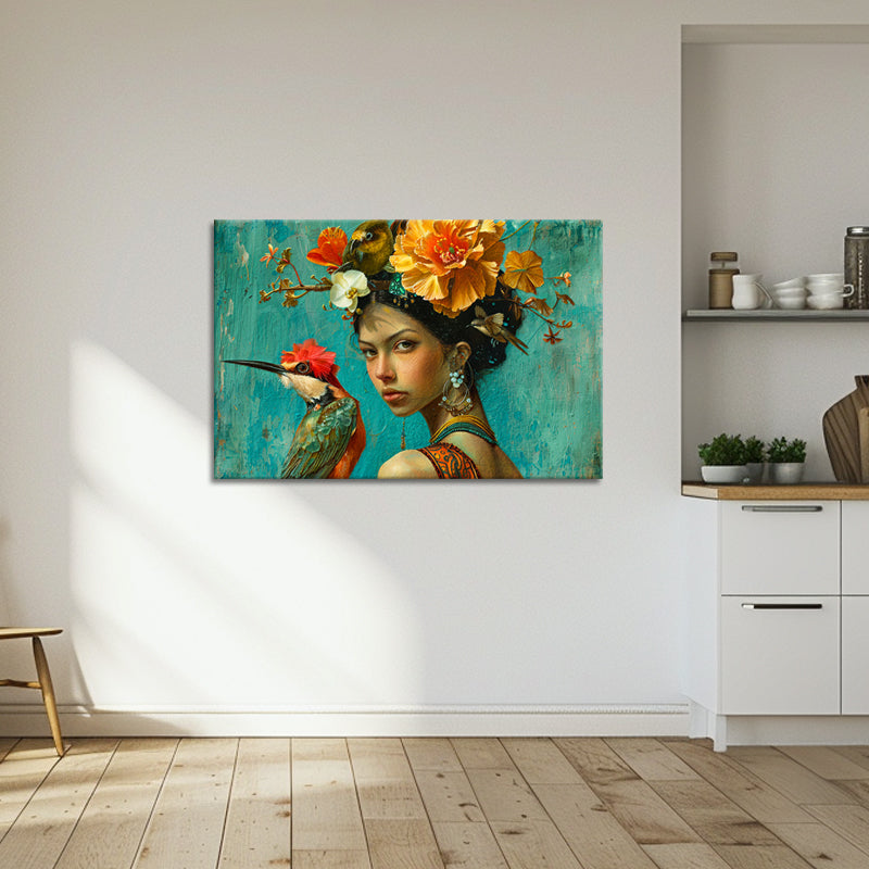 Vrouw met vogel II