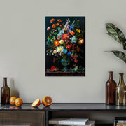 Vintage Vaas met bloemen III