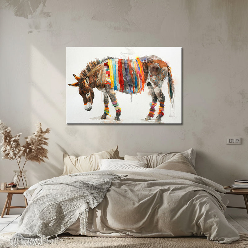 Schilderij Ezel
