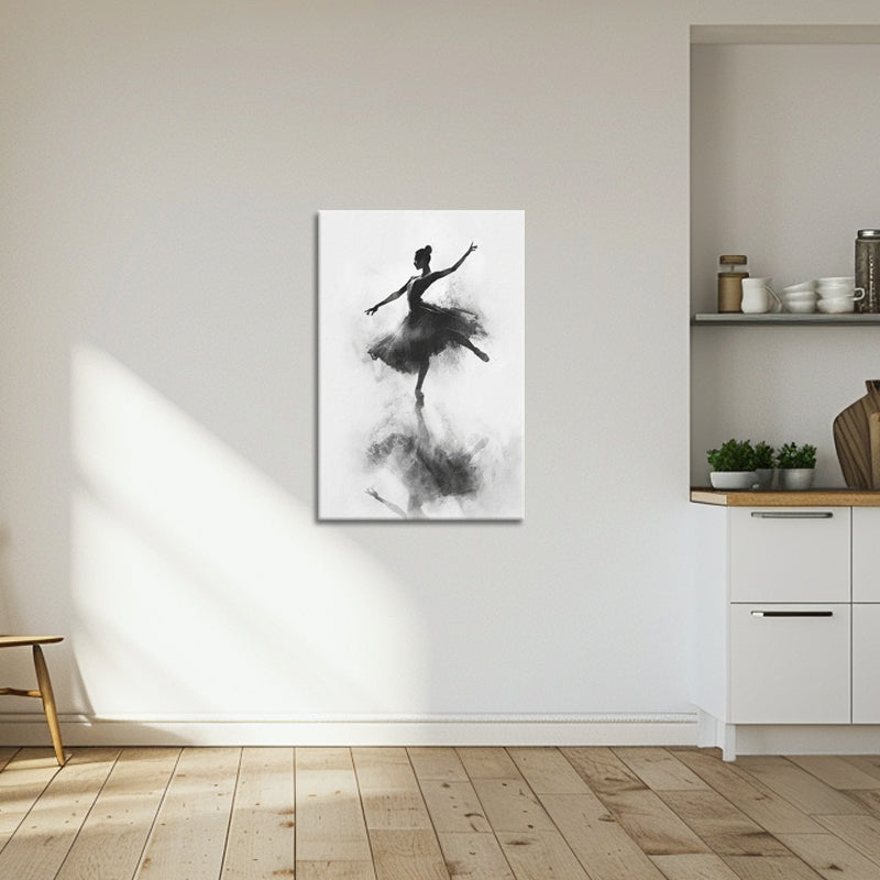 Ballerina schwarz-weiß