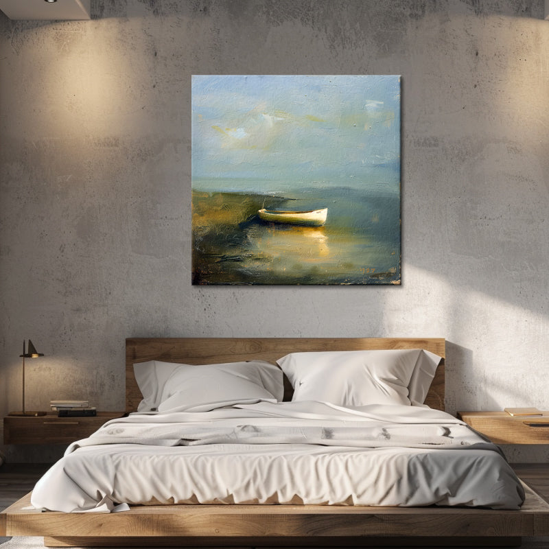 Boot schilderij stilleven
