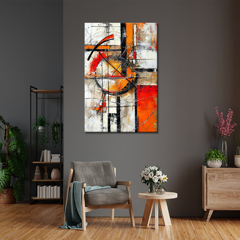 Wanddekoration abstrakt