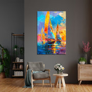 Zeilboot kunst