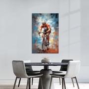 De Fietser schilderij