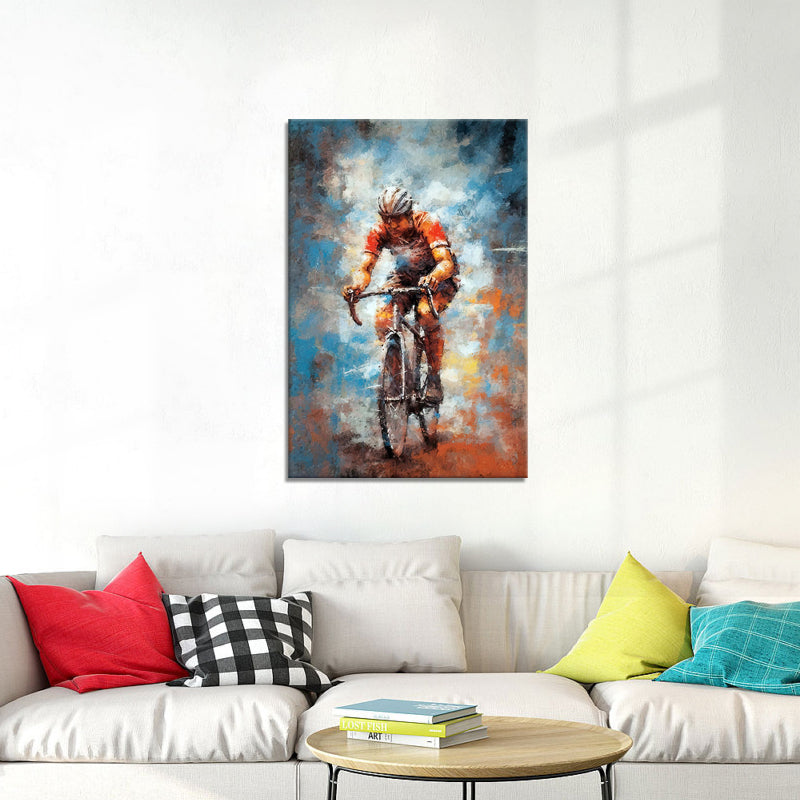 De Fietser schilderij