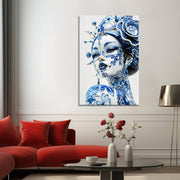 Dame in delfts blauw II