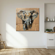 Olifant in sepia