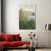 Flower Beds at Vétheuil - Monet