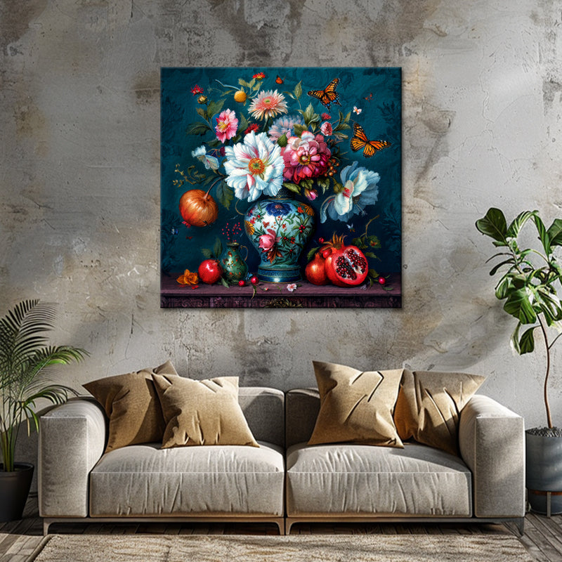 Prachtige bloemen schilderij