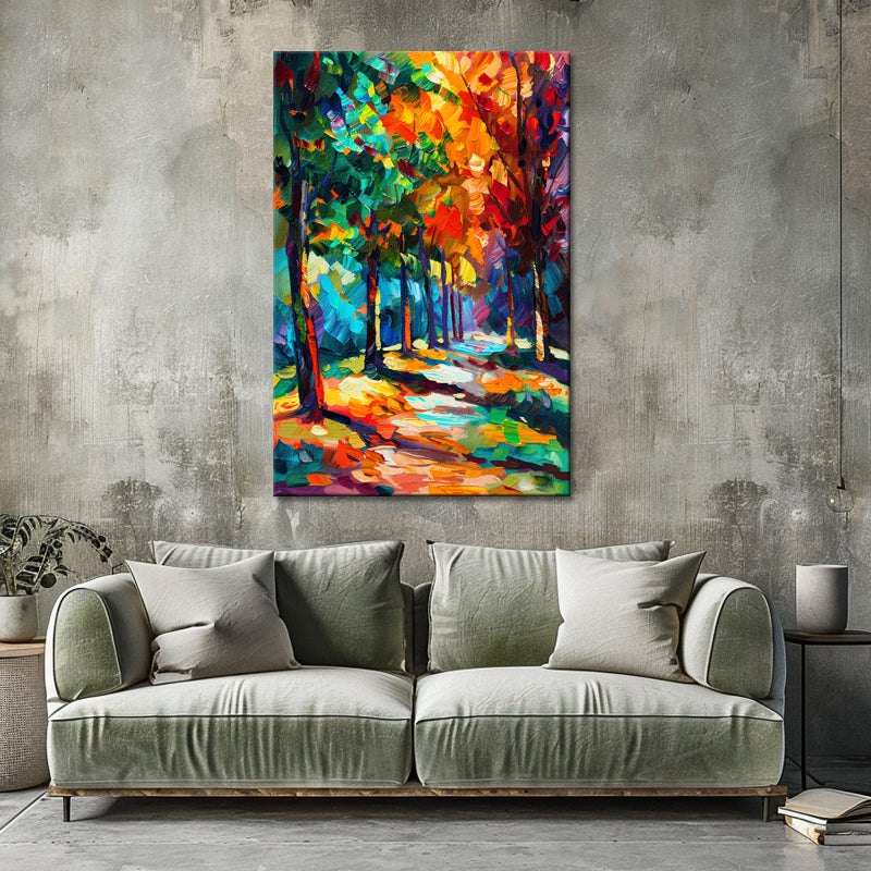 Farbiger Wald Art III