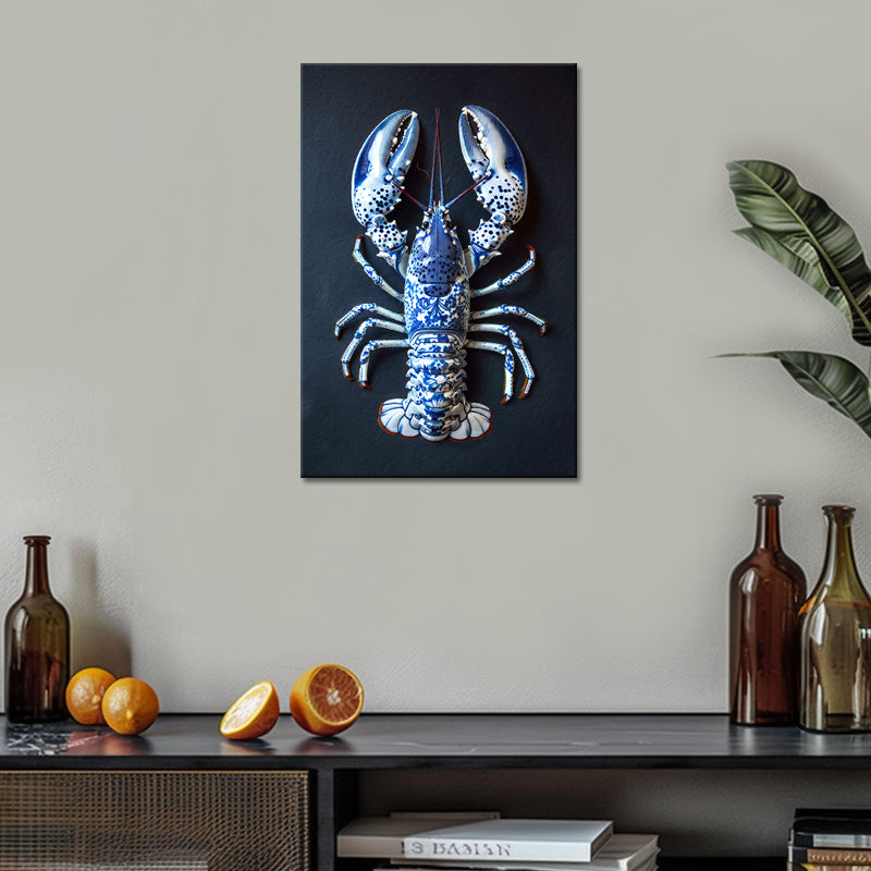 Lobster in Delfts Blauw