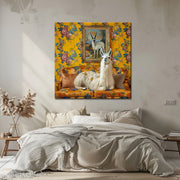 Lama in Vintage art