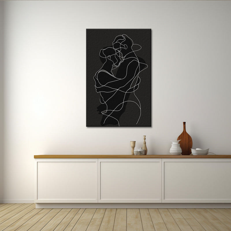 Koppel zwart wit lijn