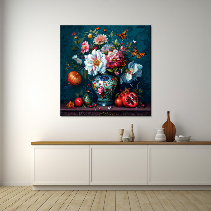 Prachtige bloemen schilderij