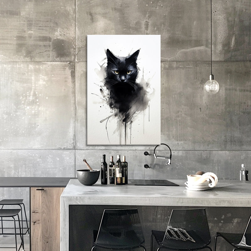 Schwarze Katze