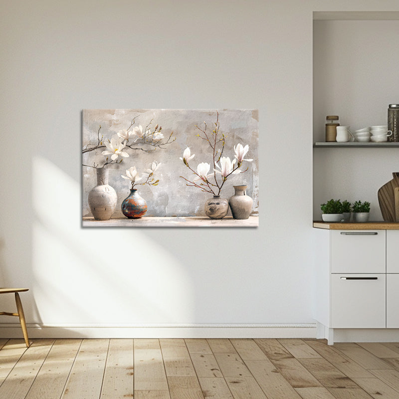 Bloemen en vaas