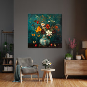 Vintage Vaas met bloemen II