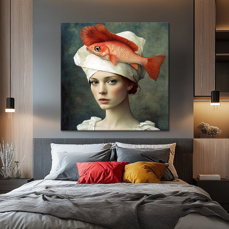 Frau mit Fisch I