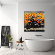 Motorrad-Gemälde