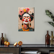 Porträt Frida Kahlo Kunst