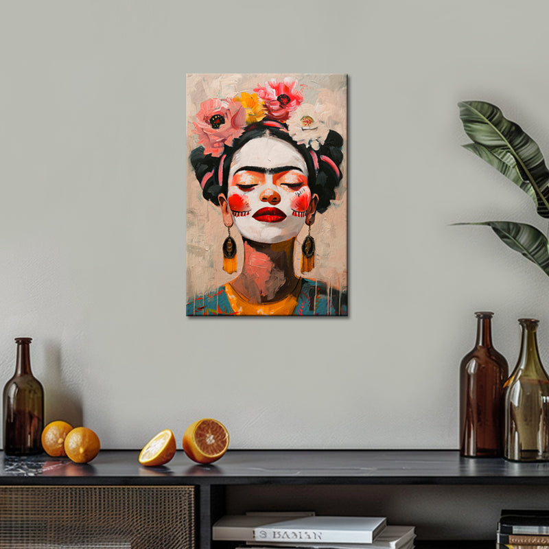 Porträt Frida Kahlo Kunst