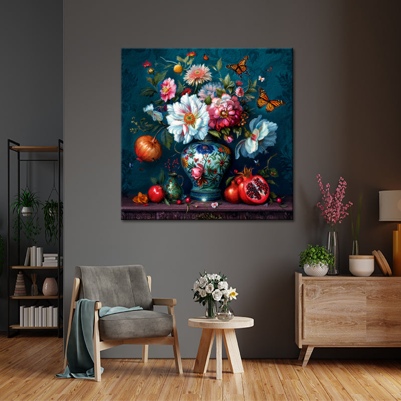 Prachtige bloemen schilderij