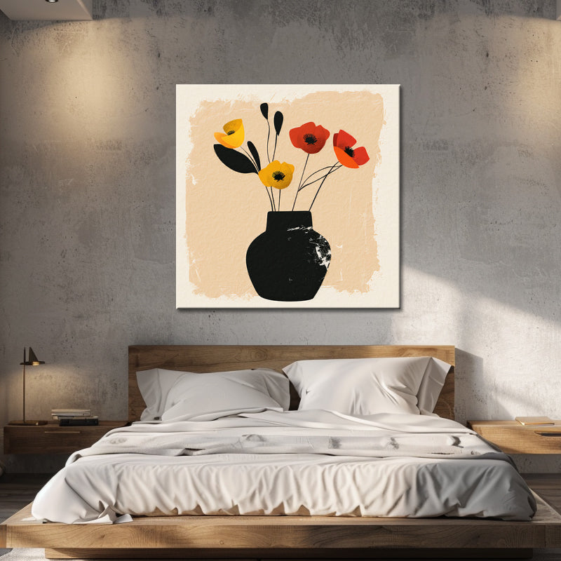Gemäldeillustrationen Vase