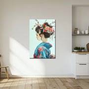 Frau in Kimono Kunst