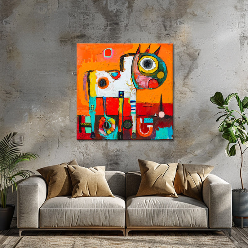 Kunst Hund Gemälde