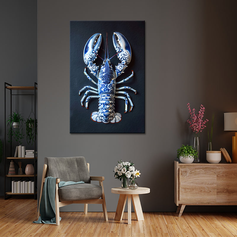 Lobster in Delfts Blauw