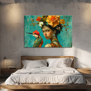 Vrouw met vogel II