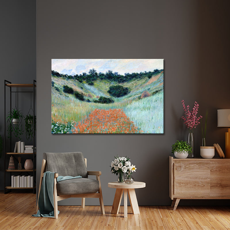 Poppy Field in a Hollow near Giverny - Monet