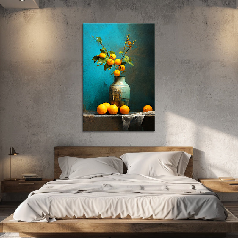 Stilleben mit Orange