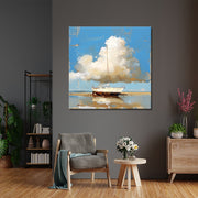 Zeilschip op strand