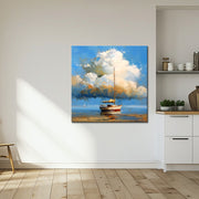 Segelschiff am Strand II