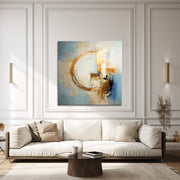 Abstract Circle Gold