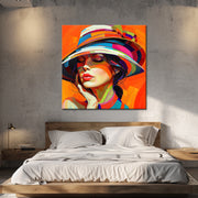 Frau mit Hut I