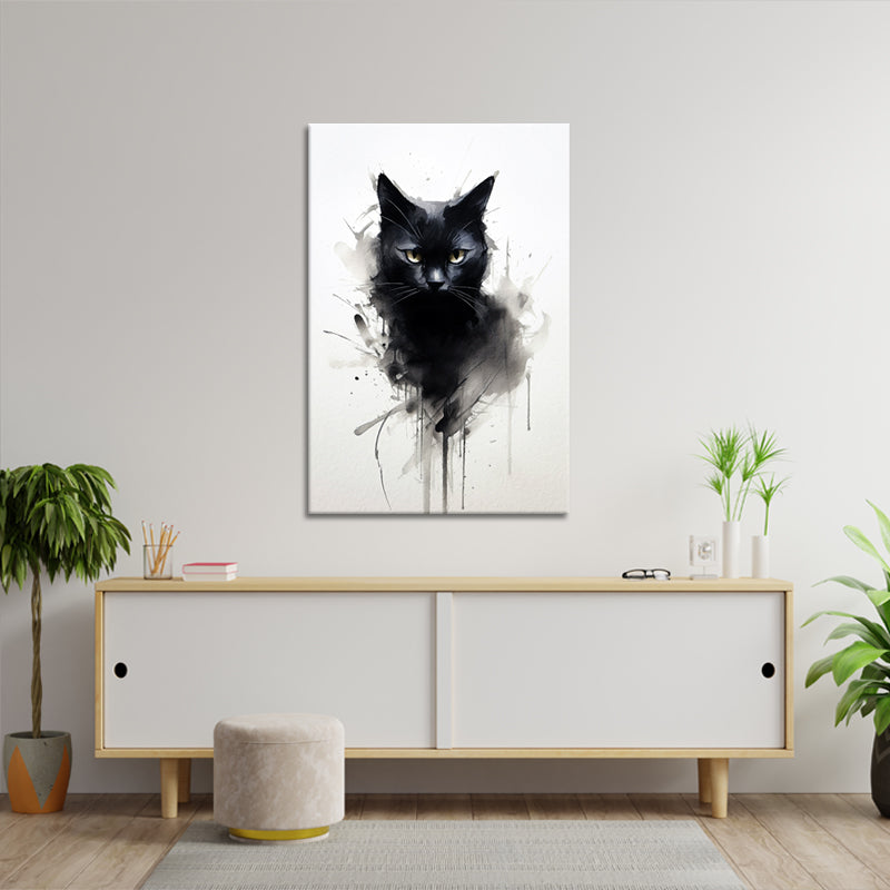 Schwarze Katze