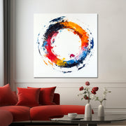 Abstract circle in circle
