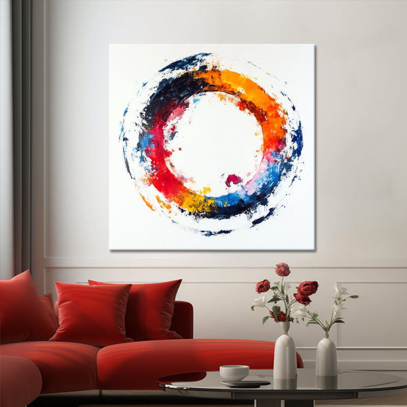 Abstract circle in circle