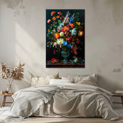 Vintage Vaas met bloemen III