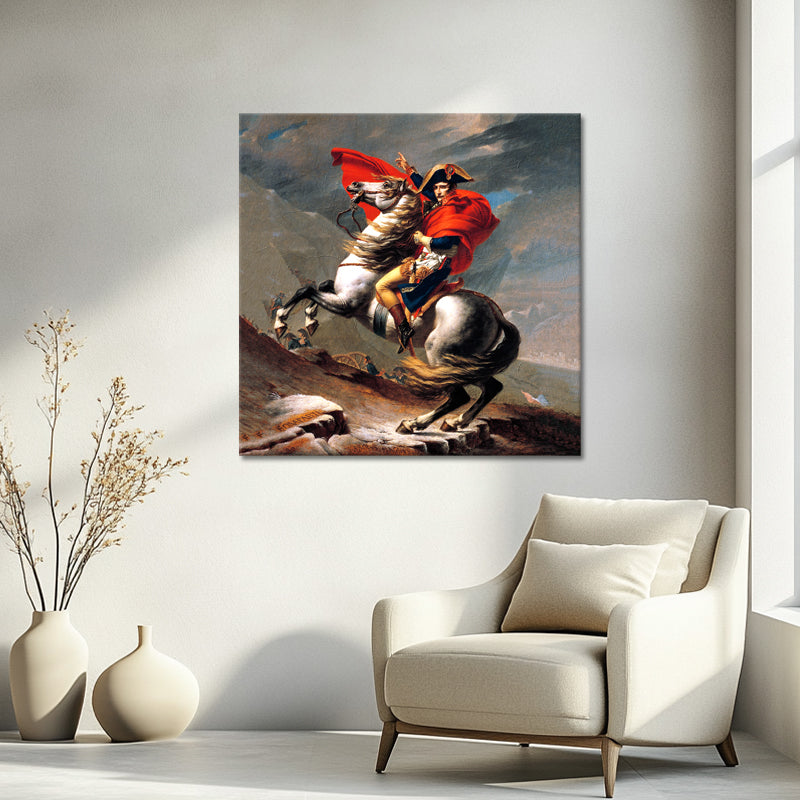Napoleon beim Überschreiten der Alpen – Jacques-Louis David
