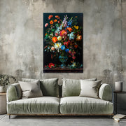 Vintage Vaas met bloemen III