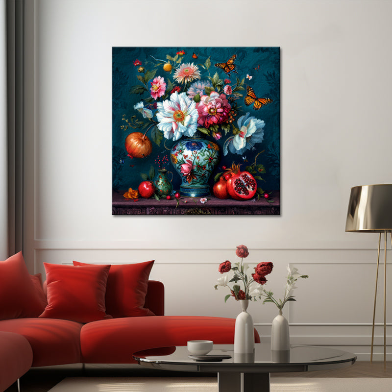 Prachtige bloemen schilderij